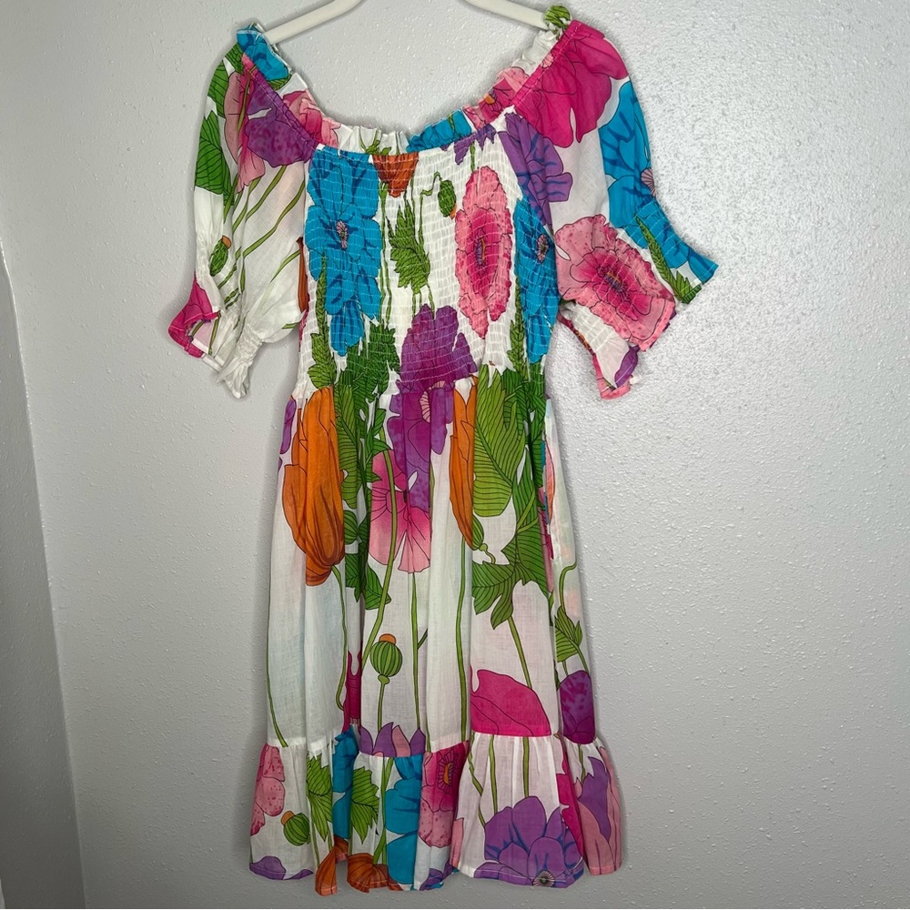 Mille Kiki Mini Dress in Sedgwick Floral Size Large New - Picture 4 of 9